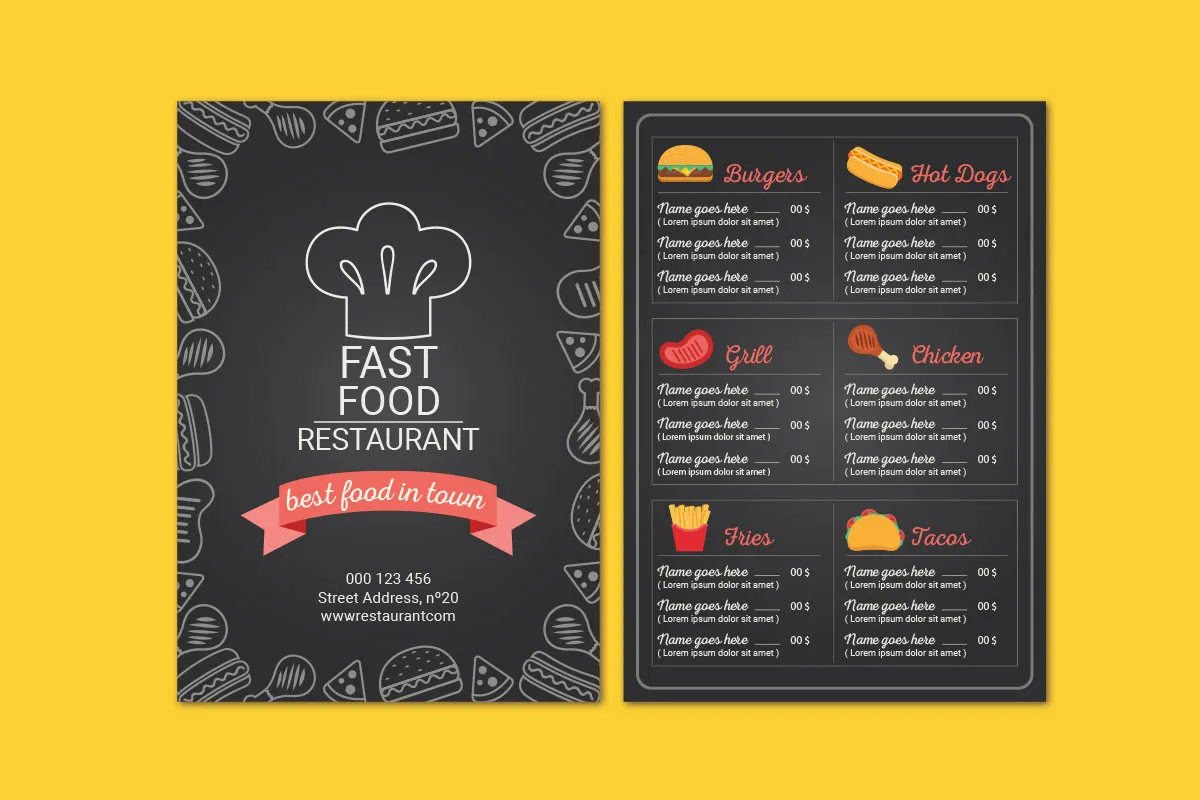 Menu Design 5
