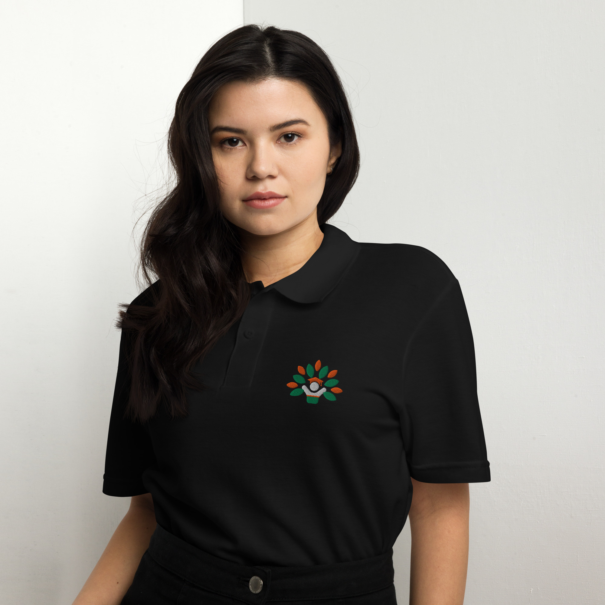 Unisex pique polo shirt