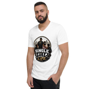Unisex Short Sleeve V-Neck T-Shirt