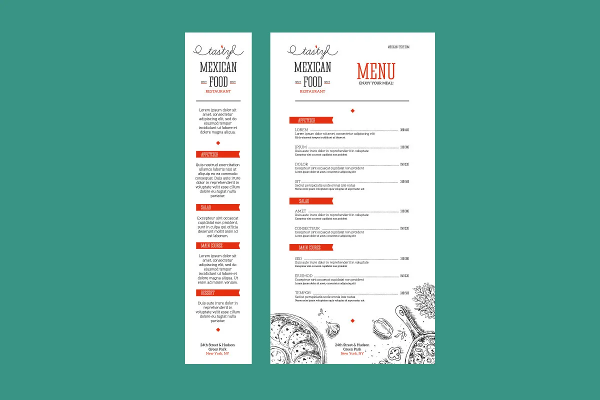 Menu Design 4