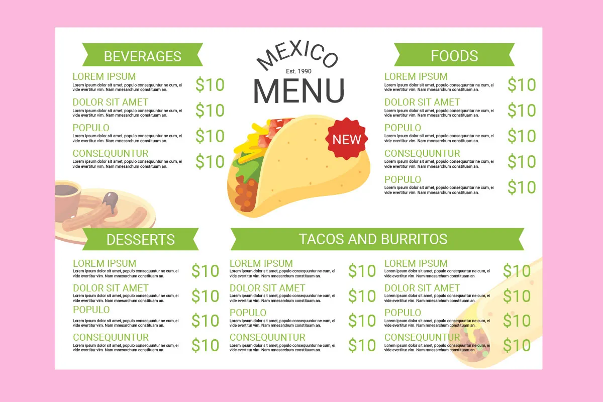 Menu Design 6