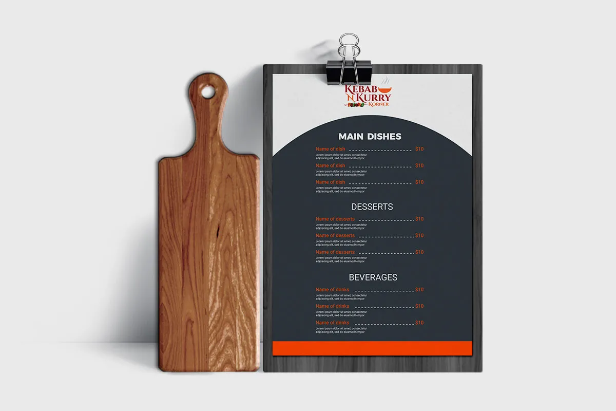 Menu Design 7
